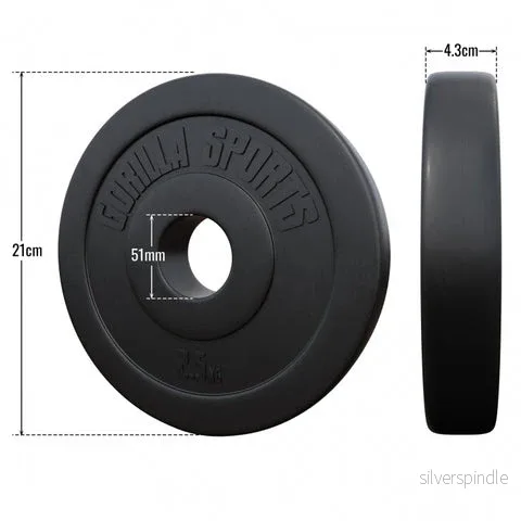 Viktskiva 2,5 kg Basic (50 mm) - Bild 2