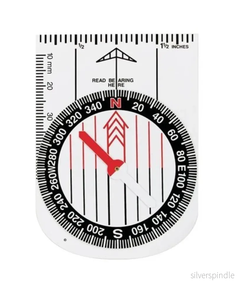 Demo Kompass 25x37cm Vit – Silva