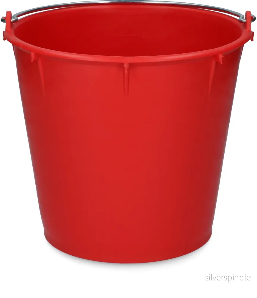 Emmer 7 l med handtag Röd Emmer 7 l med handtag Röd