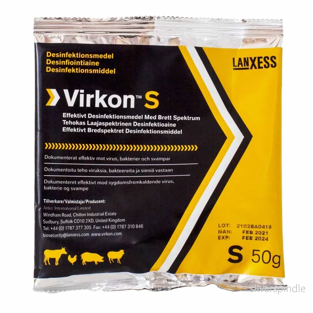 Virkon S 50gr Desinfektionsmedel Virkon S 50gr Desinfektionsmedel