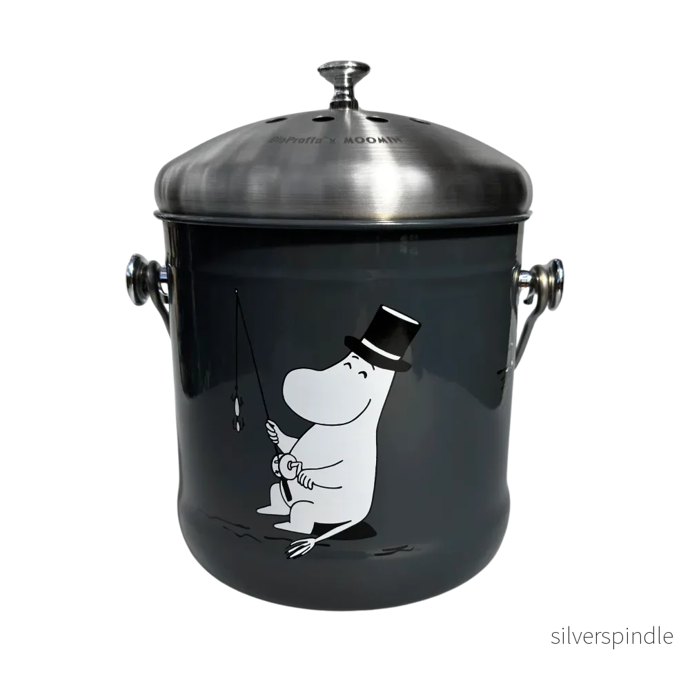 BioProffa X Moomin WASTE2LIFE ”Simple Life”, Biokeruuastia+ sisä-ämpäri, 4L