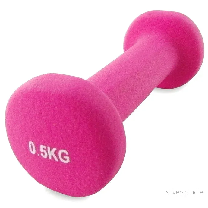 Hantel 0,5 kg aerobic rosa