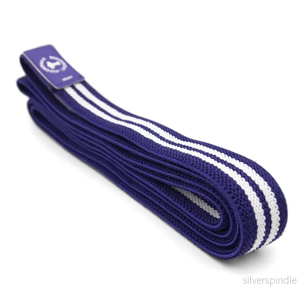Strength band i bomull/elastan – Hård & Lila (15-27 kg)