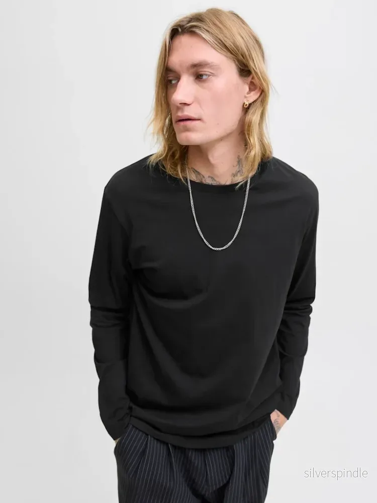 BASIC O-NECK TEE LS