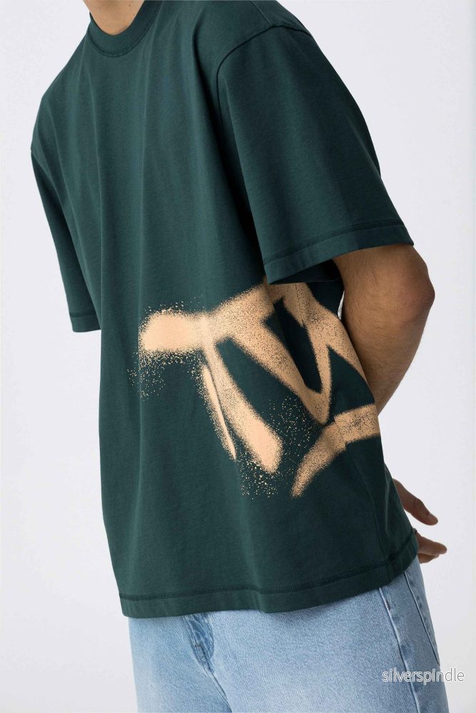 EDDIE GREEN BOXY FIT T-SHIRT - Bild 3