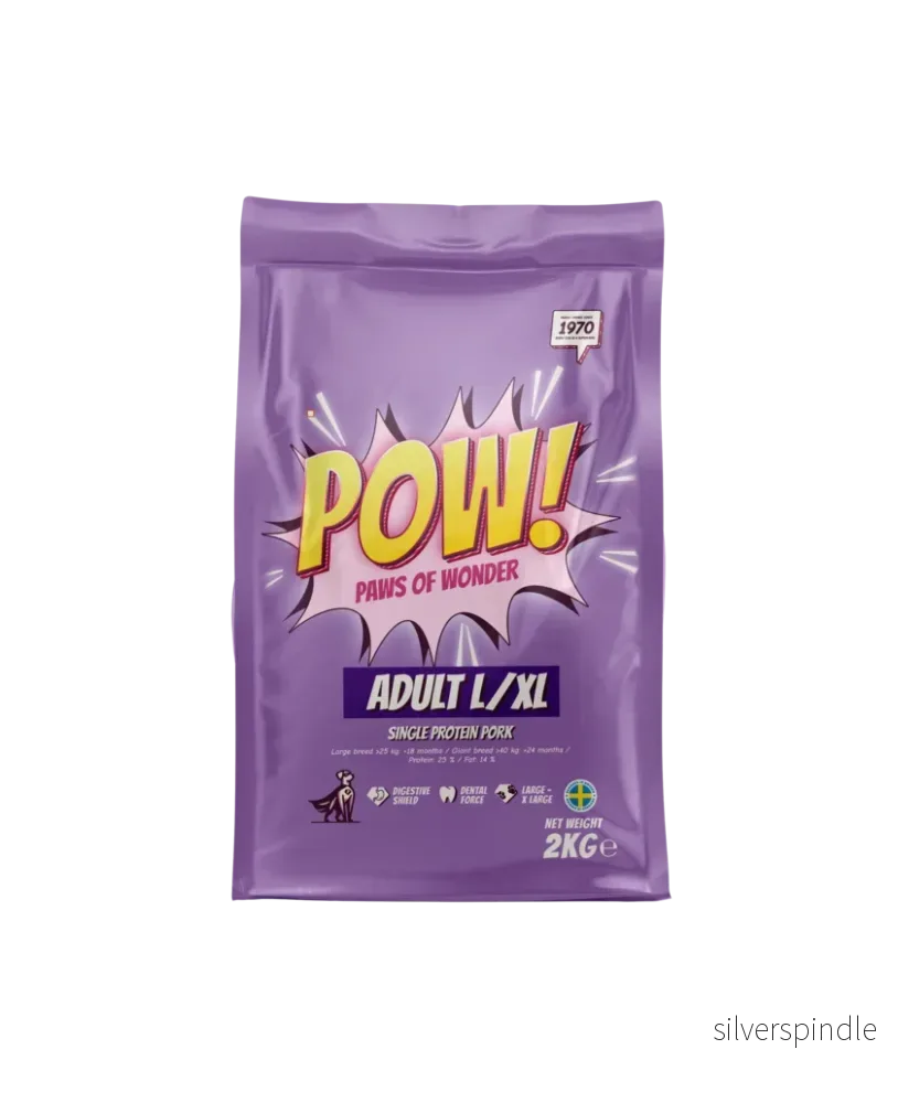 POW! Hund Adult L/XL Pork 2 kg