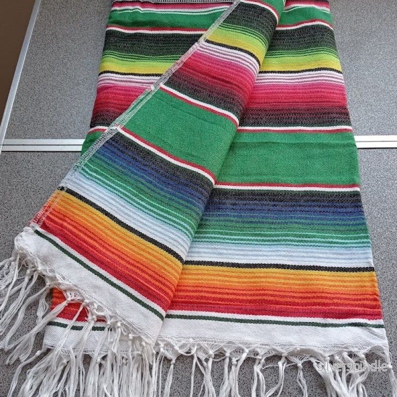 Mexico Filt Flerfärgad Grön 150 x 200 cm