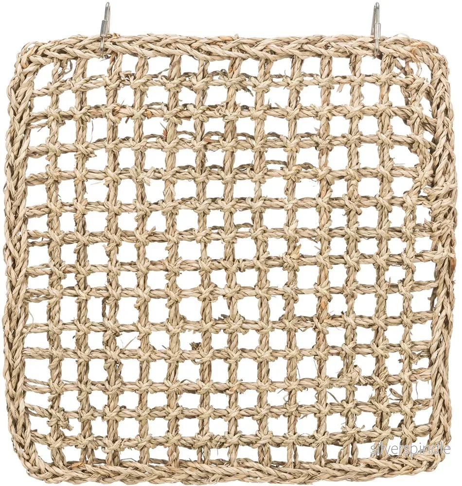 Sjögräsmatta hängande för klättring, 30 × 30 cm