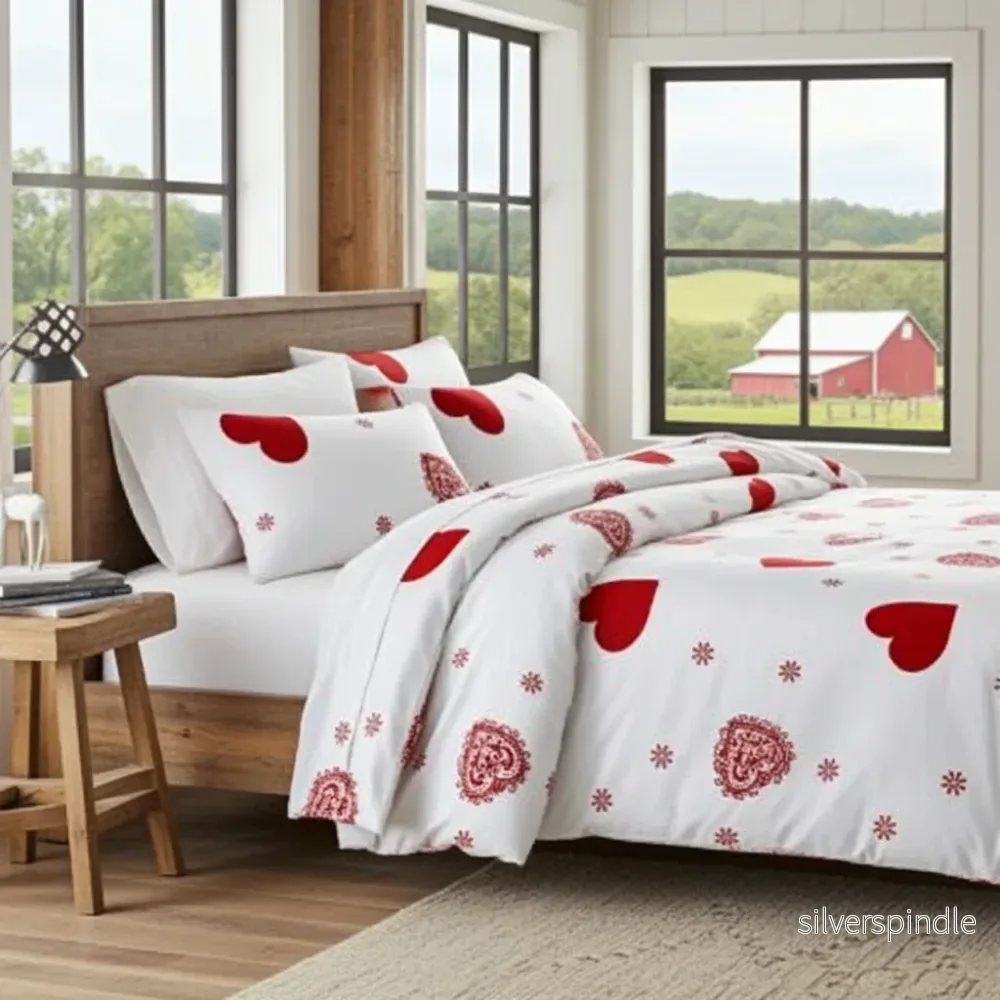 Bed linen set ANDORA 3 pieces – Soft and wrinkle-free duvet cover set (150x200cm) - Bild 3