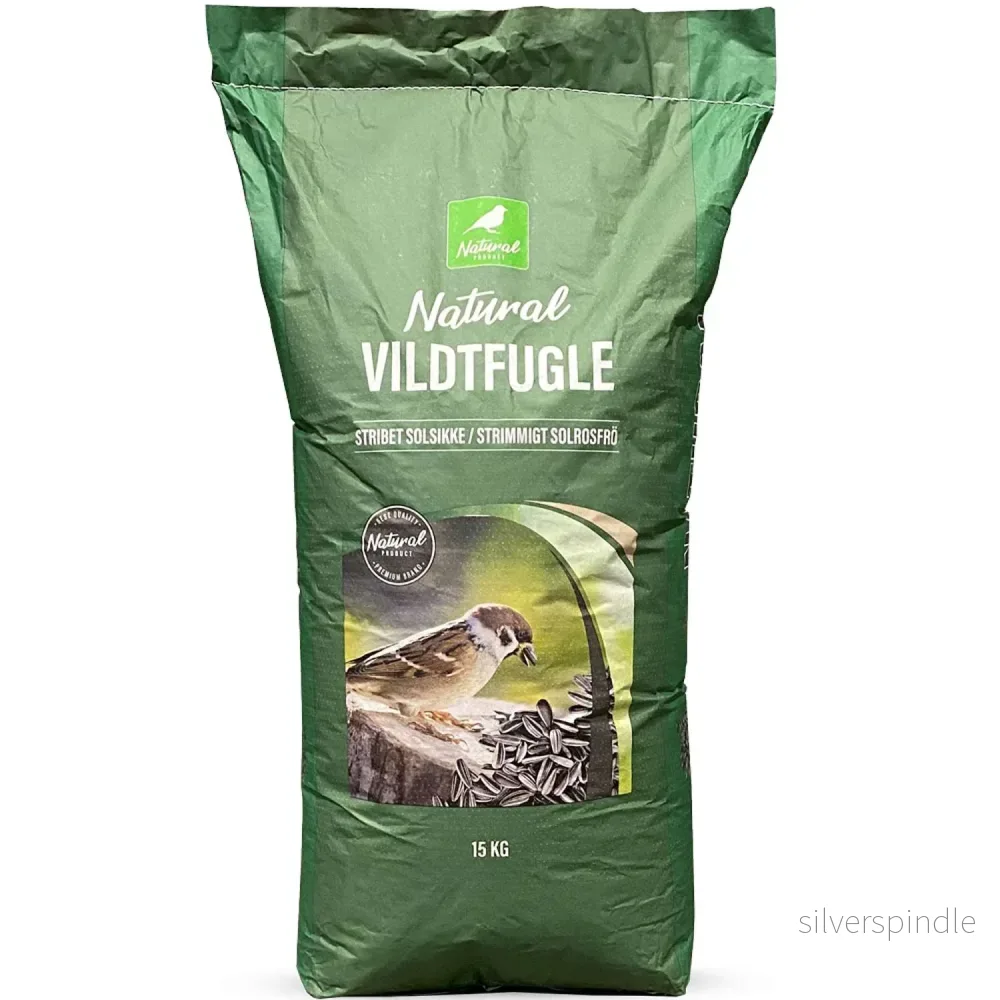 Strimmigt Solrosfrö, 15 kg