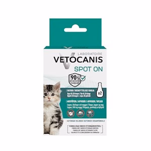 Anti-parasit Spot on Kattunge Vetocanis 2x0,6ml
