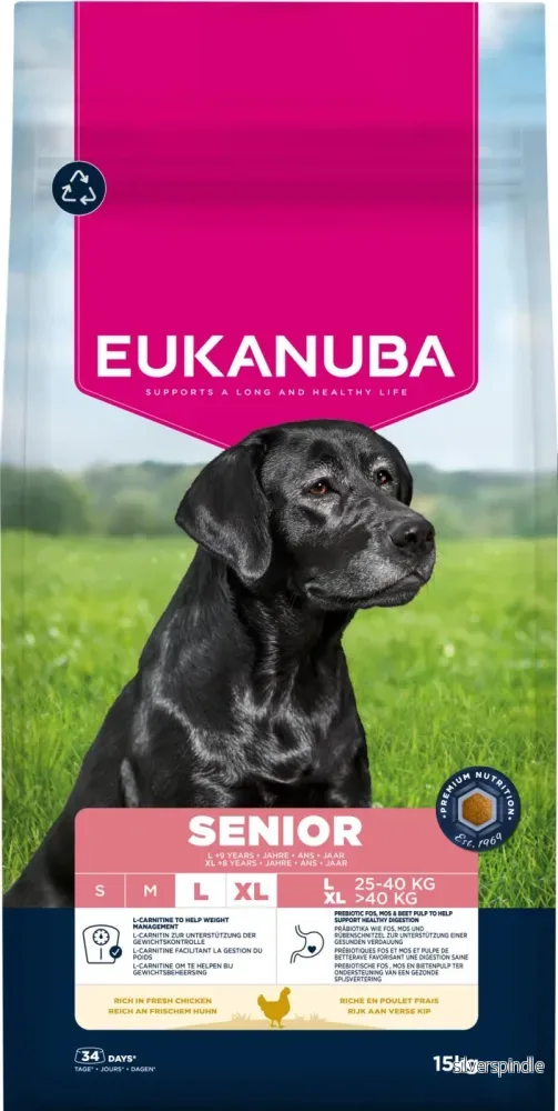 EUKANUBA Senior Large Breed Kyckling 15kg