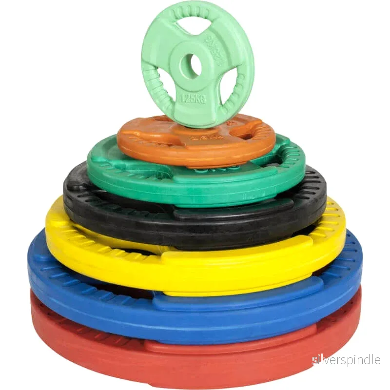 Viktskiva 30 mm gummi med grepp 20 kg - Bild 2