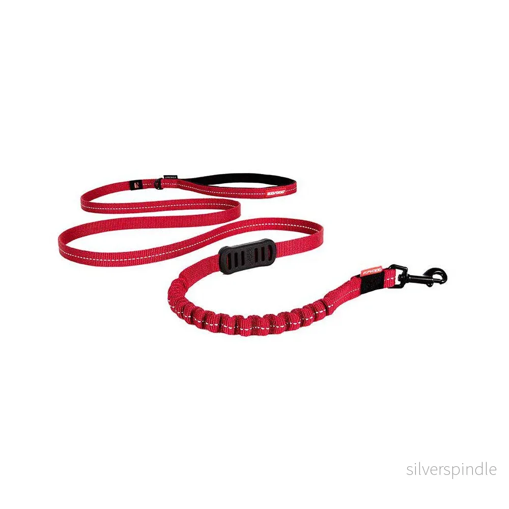 Ezydog Koppel Zero Shock Lite 180cm Röd Ezydog Koppel Zero Shock Lite 180cm Röd