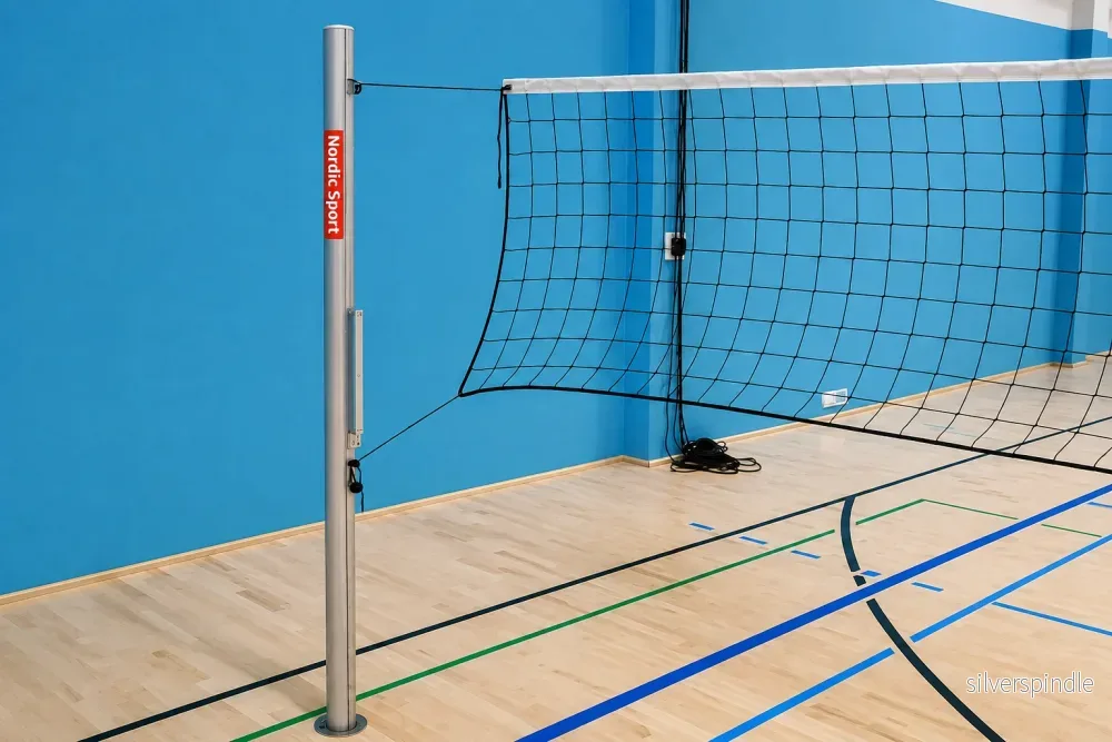 Volleybollstolpar i aluminium 100 mm