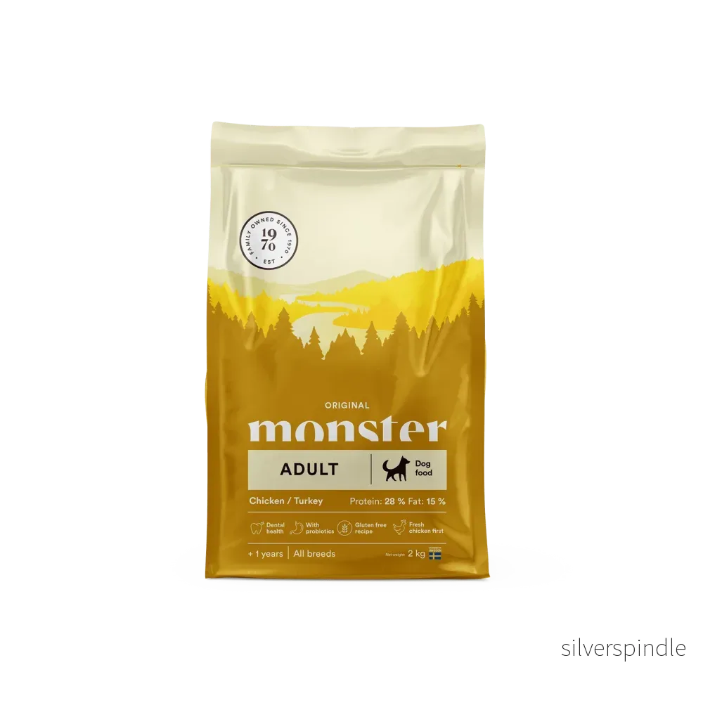 Monster Hund Original Adult All Breed Chicken/Turkey 12 kg