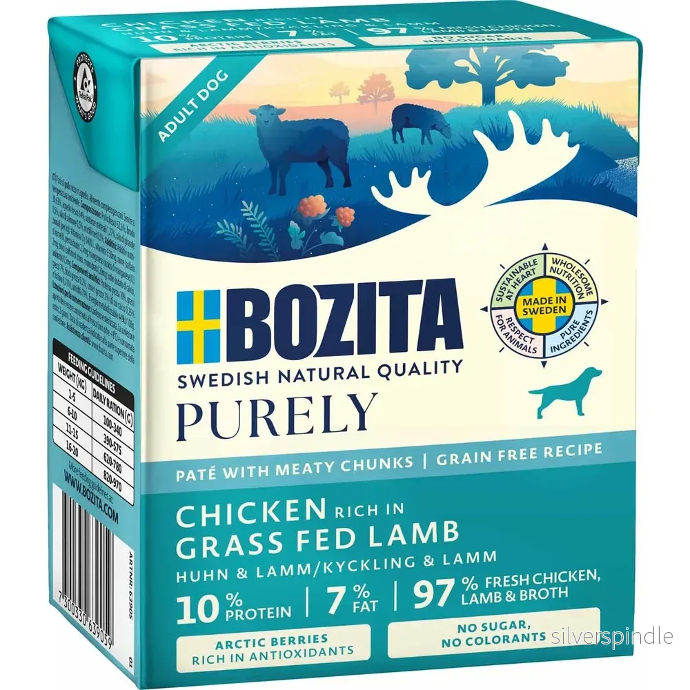 Bozita Dog Purely Pate 370g Chicken/Lamb Bozita Dog Purely Pate 370g Chicken/Lamb