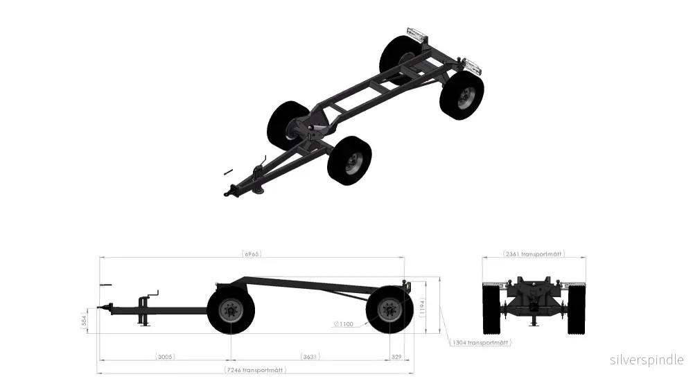 Olympia 50 chassi 385/65x22,5 - Bild 2