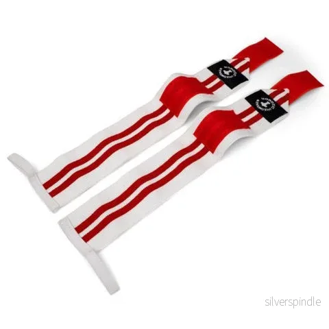 Handledsstöd röd/vit (bomull/elastan) - Bild 3