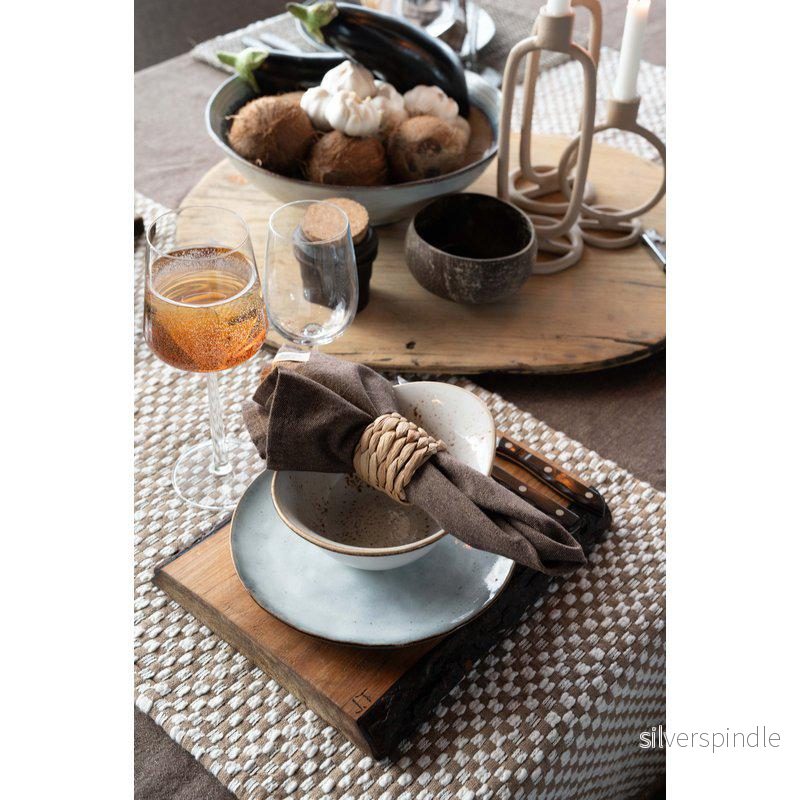 Vide nougat servett 45x45cm - Bild 2