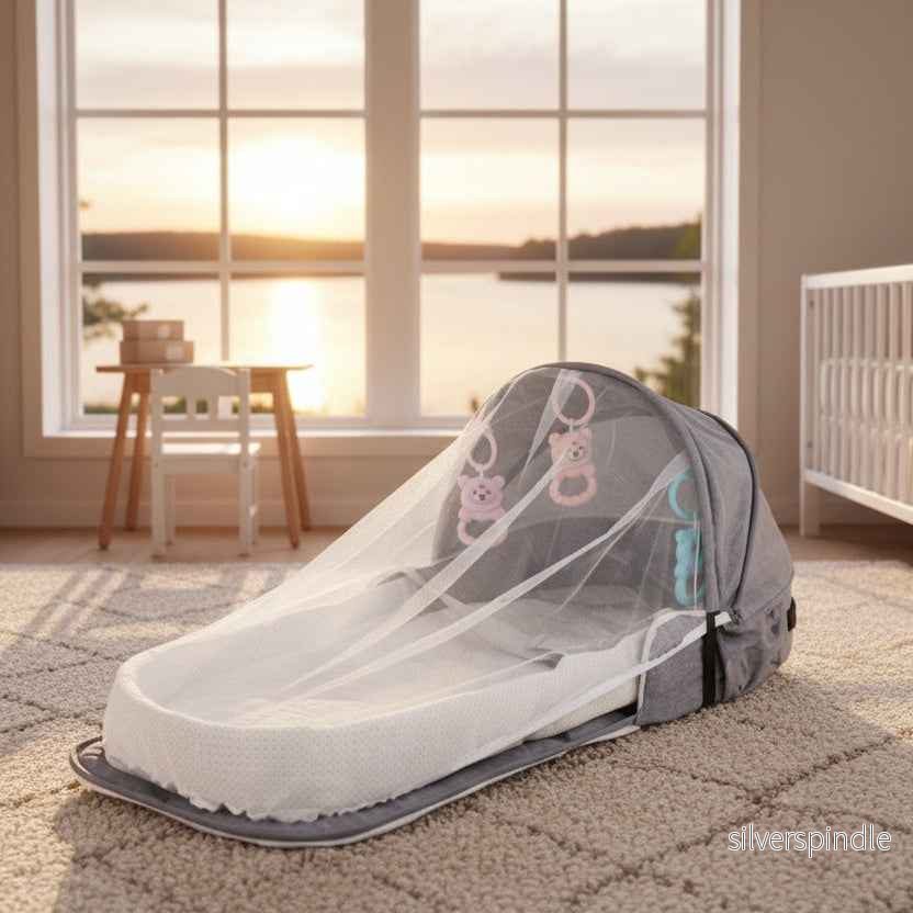 KRIBBA Travel Cot – Compact and sturdy travel cot for a safe sleep on your trip KRIBBA Travel Cot – Compact and sturdy travel cot for a safe sleep on your trip