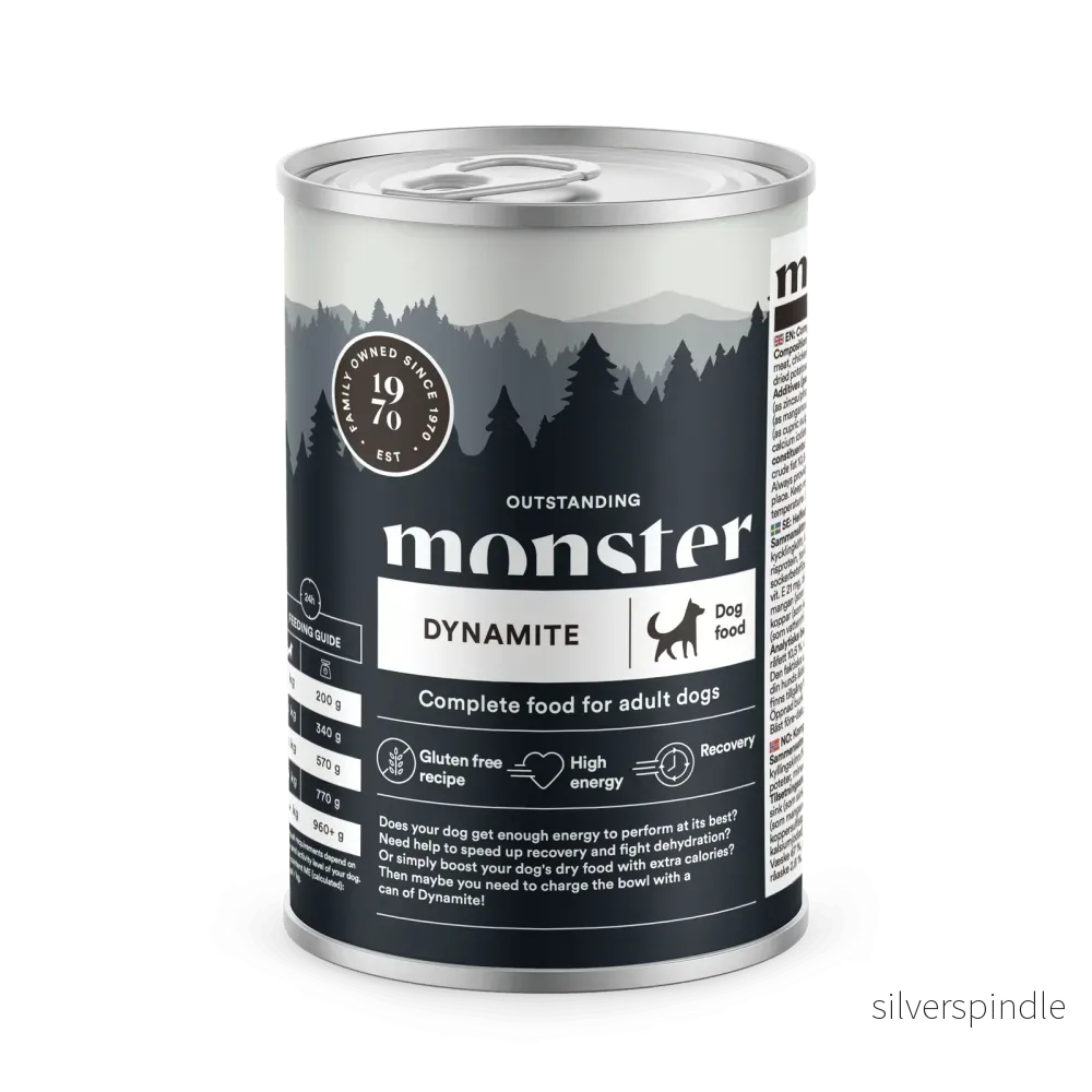 Monster Hund Dynamite Burk 400 g