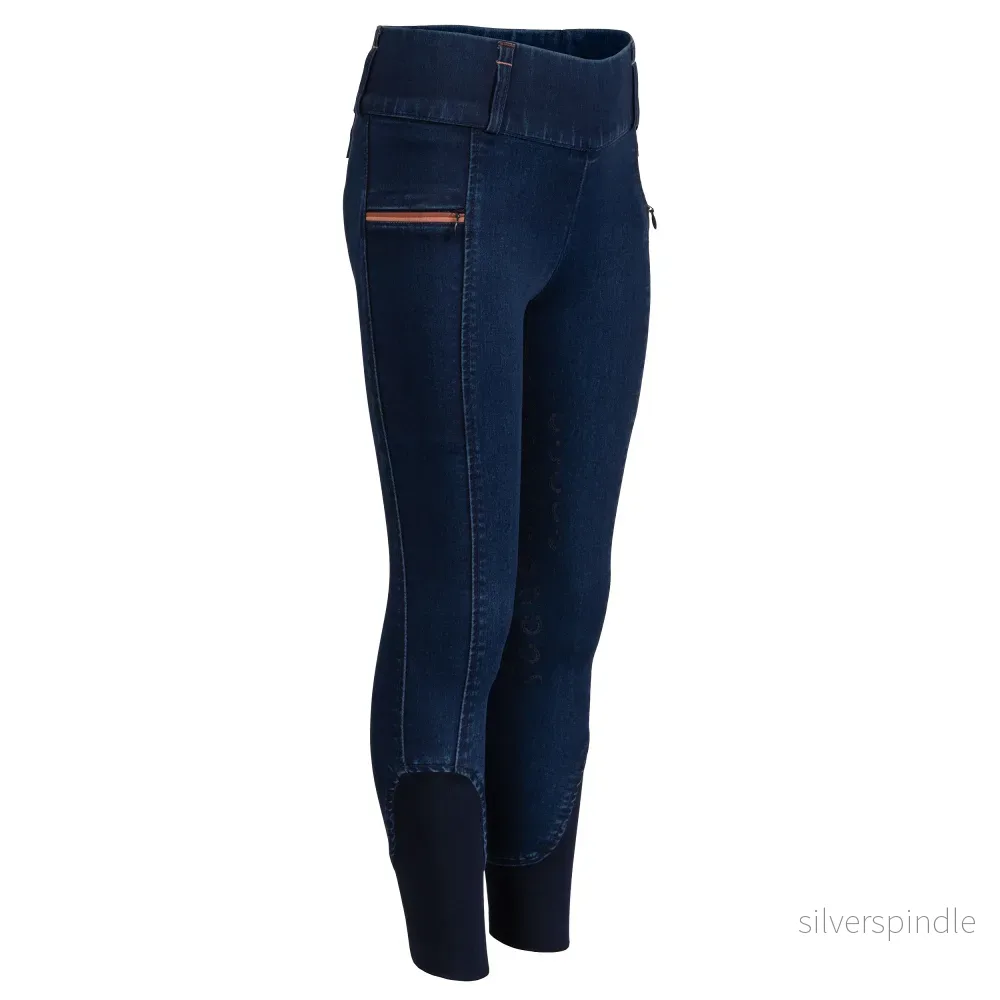 Ridbyxa Equitights LouLou Denim Full Grip Ridbyxa Equitights LouLou Denim Full Grip