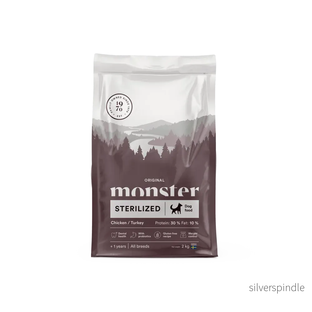 Monster Hund Original Sterilized Chicken/ Turkey 12 kg