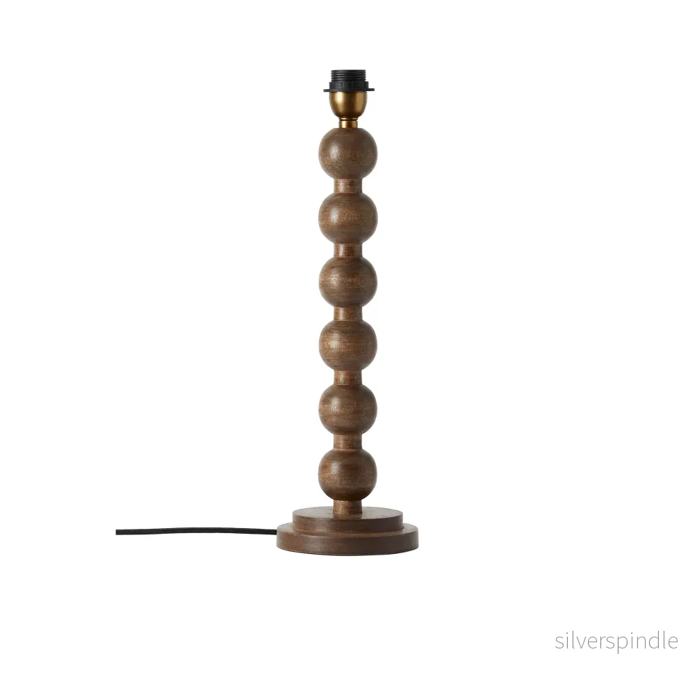 Table lamp Qvist 413, Brown 53cm