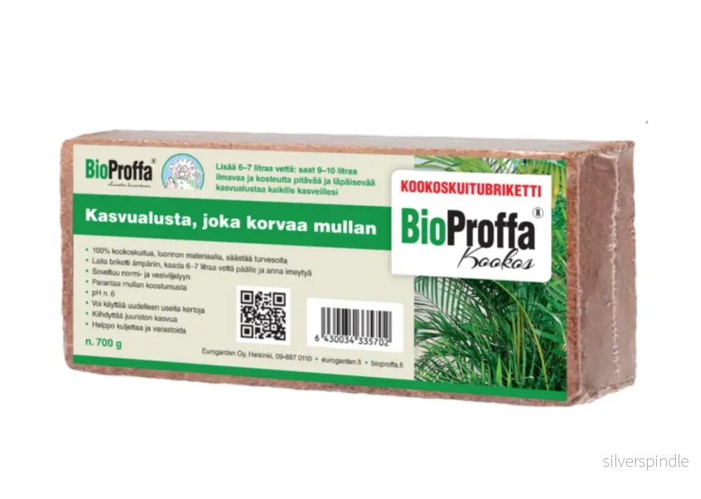 Kookoskuitubriketti HIENO, 650g, BioProffa Kookoskuitubriketti HIENO, 650g, BioProffa
