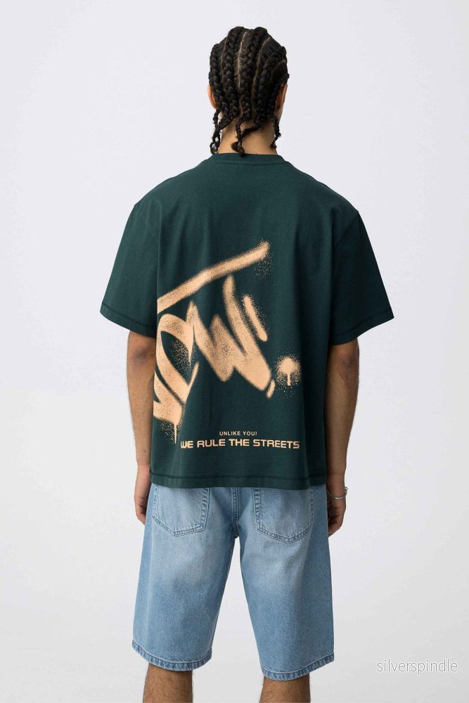 EDDIE GREEN BOXY FIT T-SHIRT EDDIE GREEN BOXY FIT T-SHIRT
