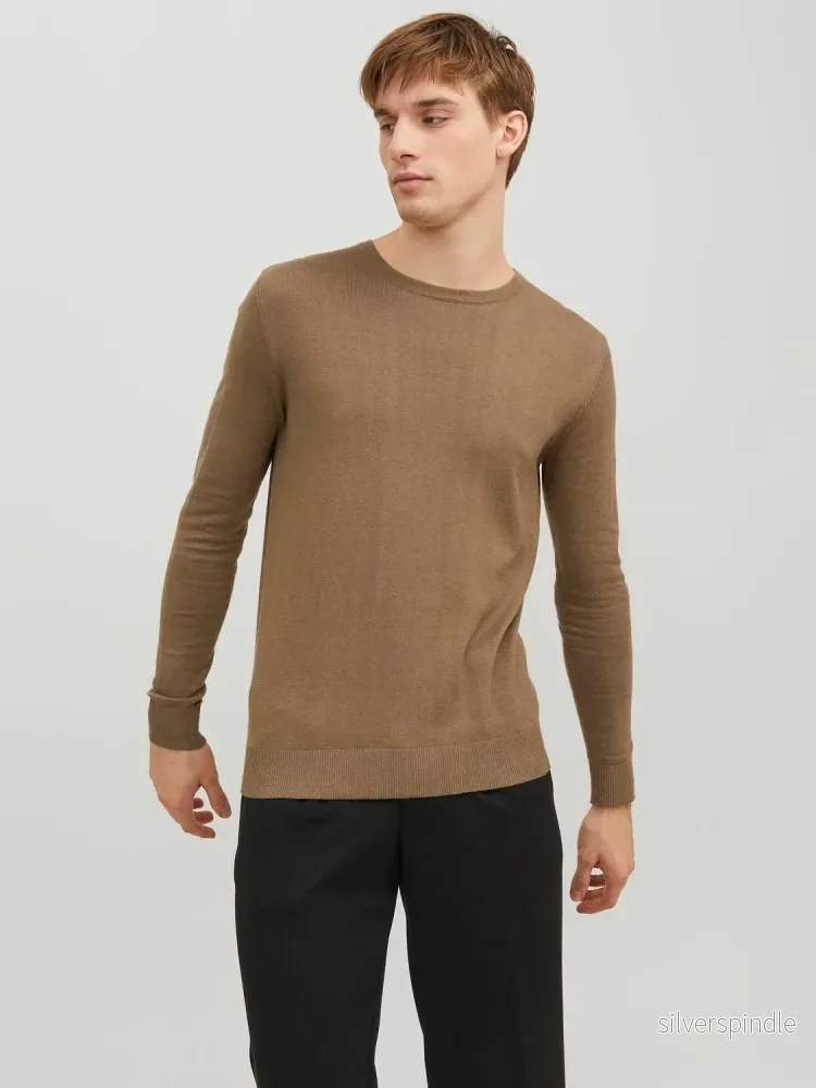 EMIL KNIT CREW NECK - KNITTED MEN'S SWEATER