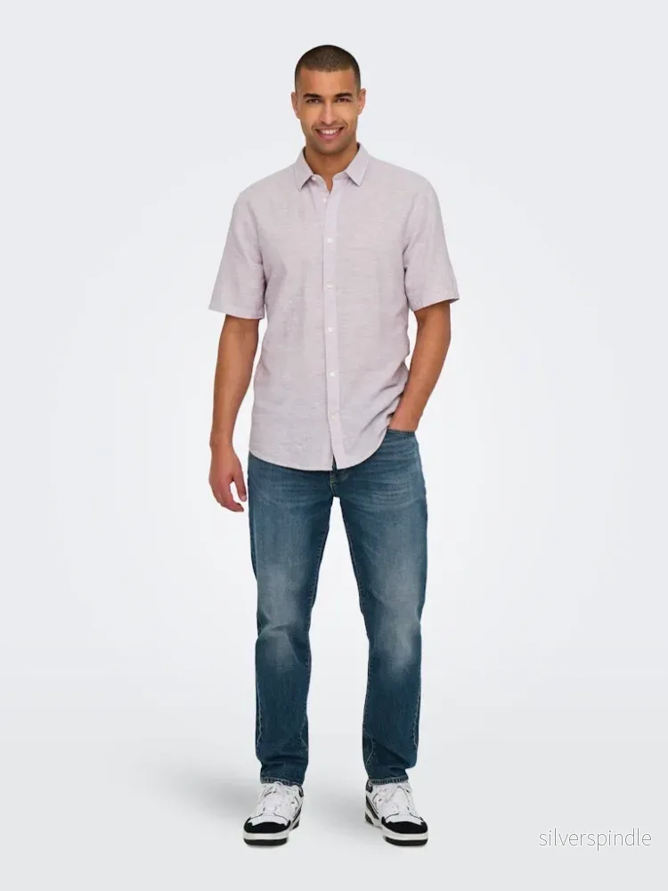 CAIDEN LIFE SS LINEN SHIRT - Bild 3
