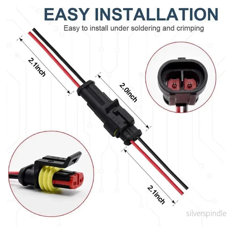 IP65 Vattentät kontakt PA66 nylon + packning i silikon – färdigstiftad med kabel för enkel skarvning IP65 Vattentät kontakt PA66 nylon + packning i silikon – färdigstiftad med kabel för enkel skarvning