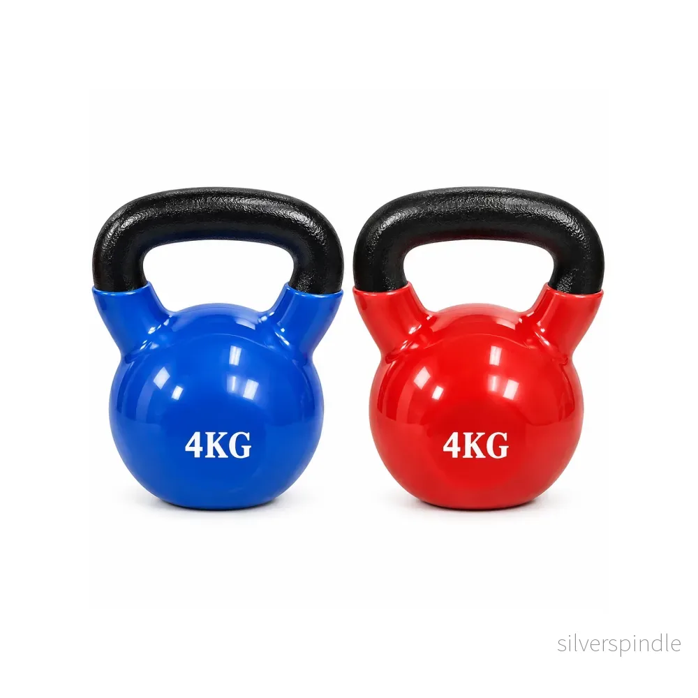 Vinylklädda Kettlebells i Gjutjärn 2–32 kg – för styrketräning