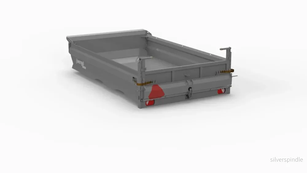 Lanbruksdumper MetaMid/E L4080 H600 B2550 6,1kbm GRÅ - Bild 2