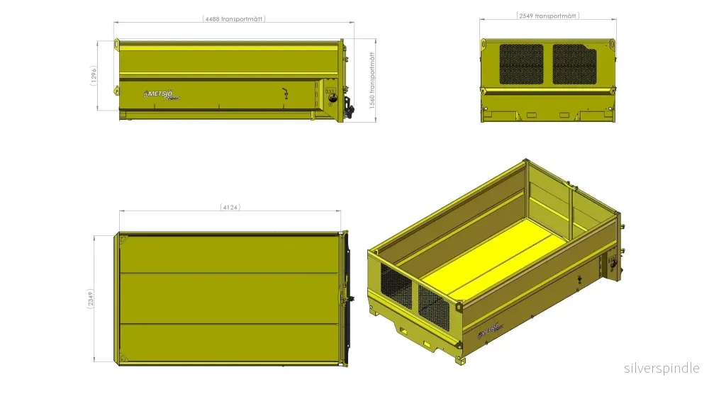 Cityflak Mid/No 3.5 L4165 H1300 B2550 13kbm - Bild 2