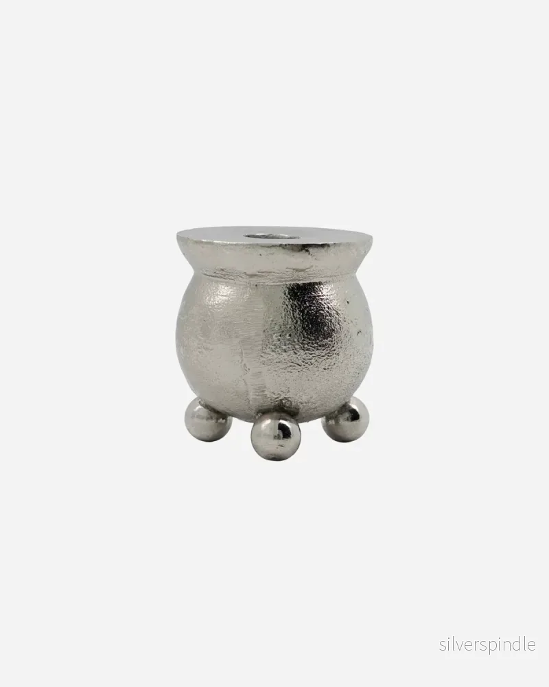 Ljusstake antiksilver classic L