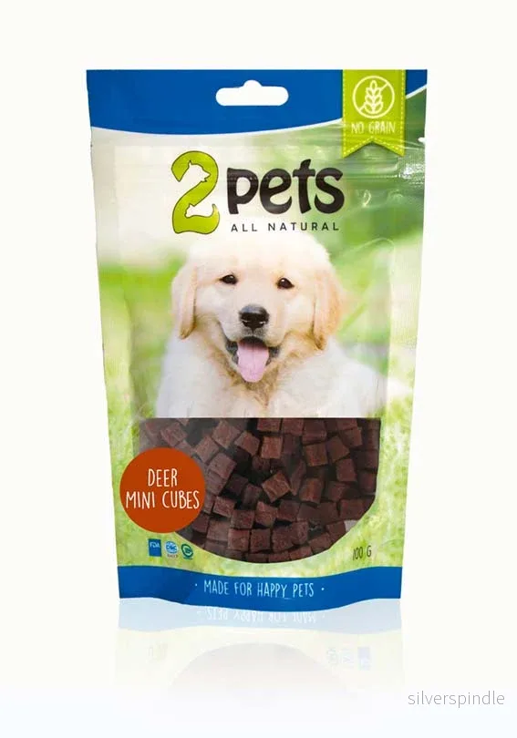 2pets Dogsnack Deer MiniCubes, 100 g 2pets Dogsnack Deer MiniCubes, 100 g