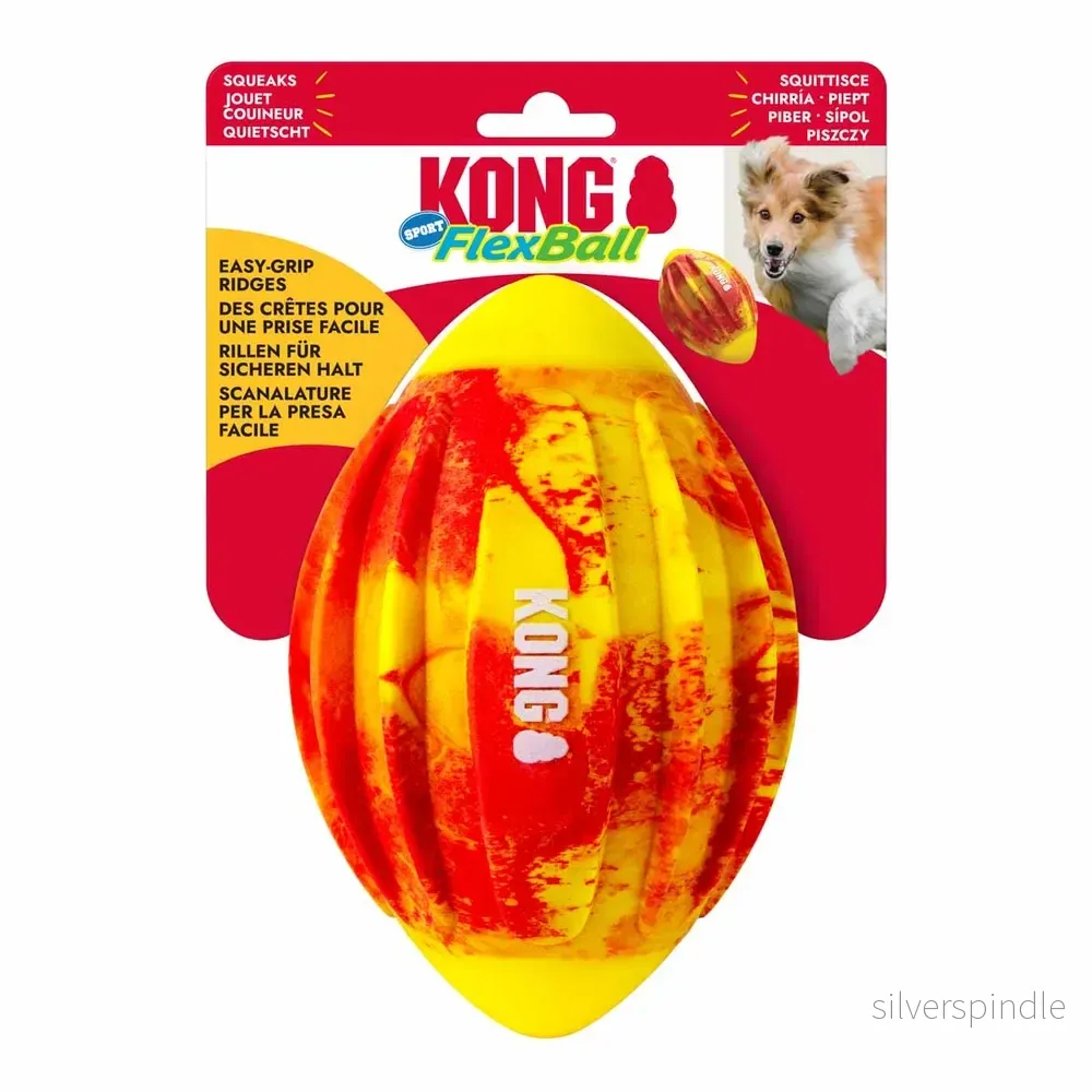 Kong Flexball Sportfootball M 18x14,5x14,5cm