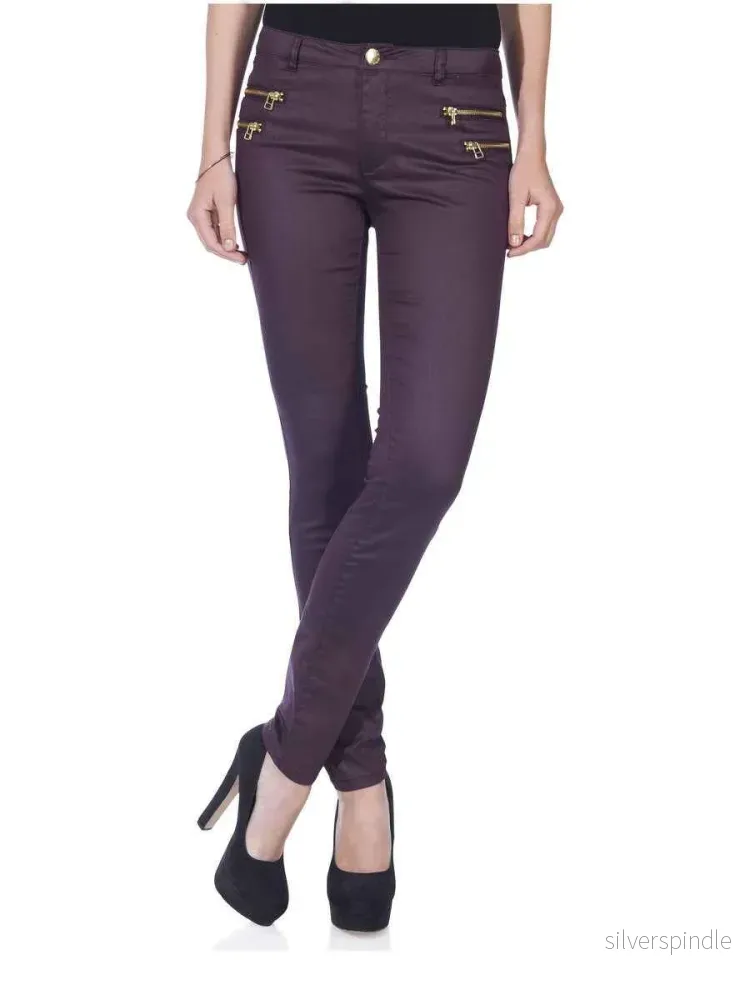 OLIVIA ZIP COATED PANT - Bild 2