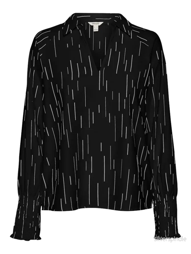 SNORA VEDA LS V-NECK BLOUSE - Bild 2