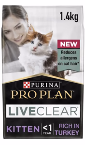 Pro Plan Cat Liveclear Kitten Turkey 1,4kg Pro Plan Cat Liveclear Kitten Turkey 1,4kg