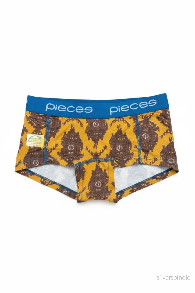 LOGO LADY BOXERS YELLOW