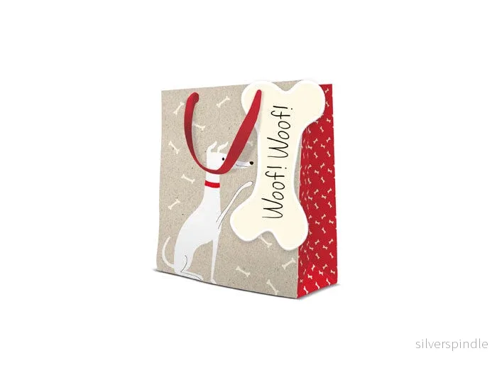 Presentpåse Mellan – Hund motiv