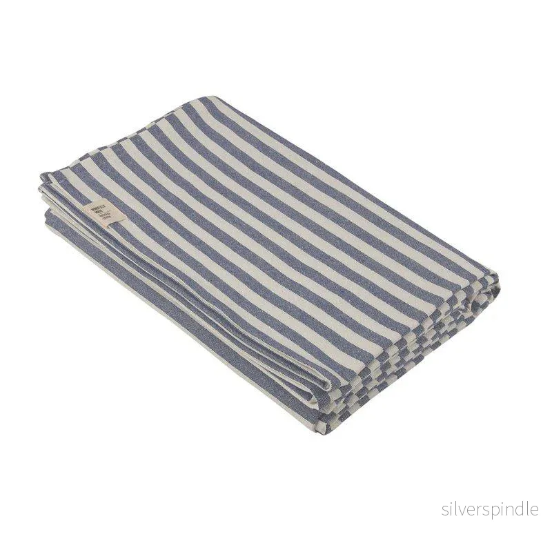 Svea randig denim akrylduk 145x250cm
