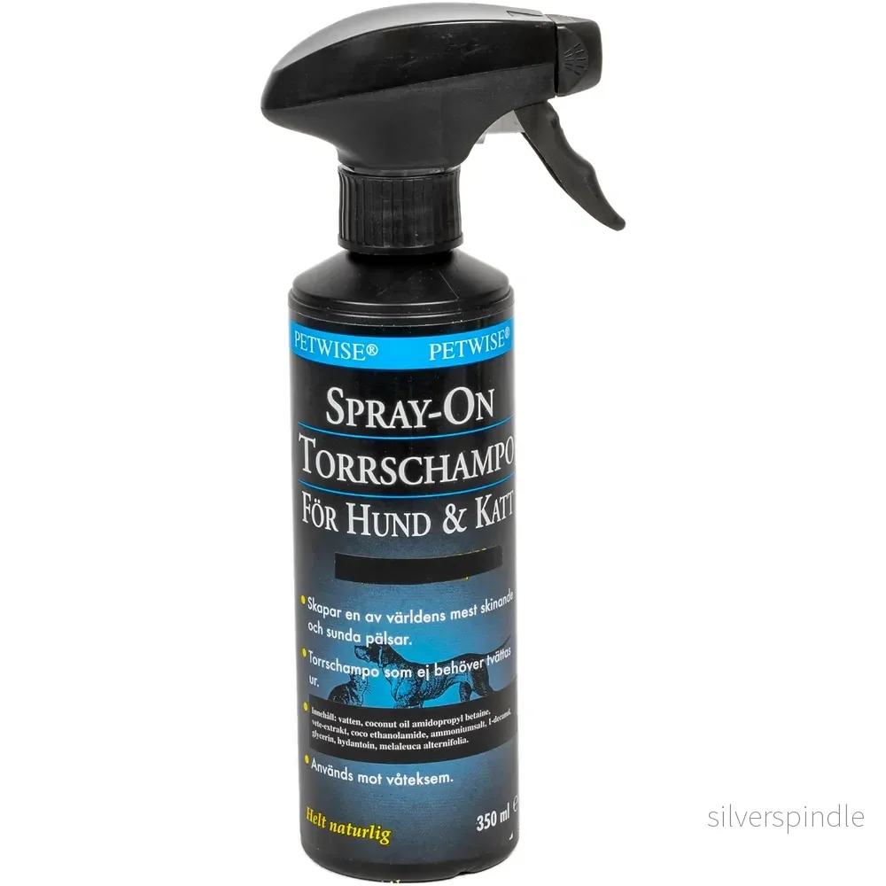 Petwise Spray On Torrschampo Hund & Katt 350ml Petwise Spray On Torrschampo Hund & Katt 350ml