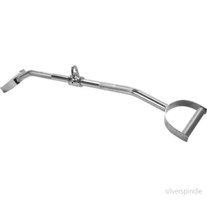 Lång lat pulldown stång med parallellt grepp - Bild 3