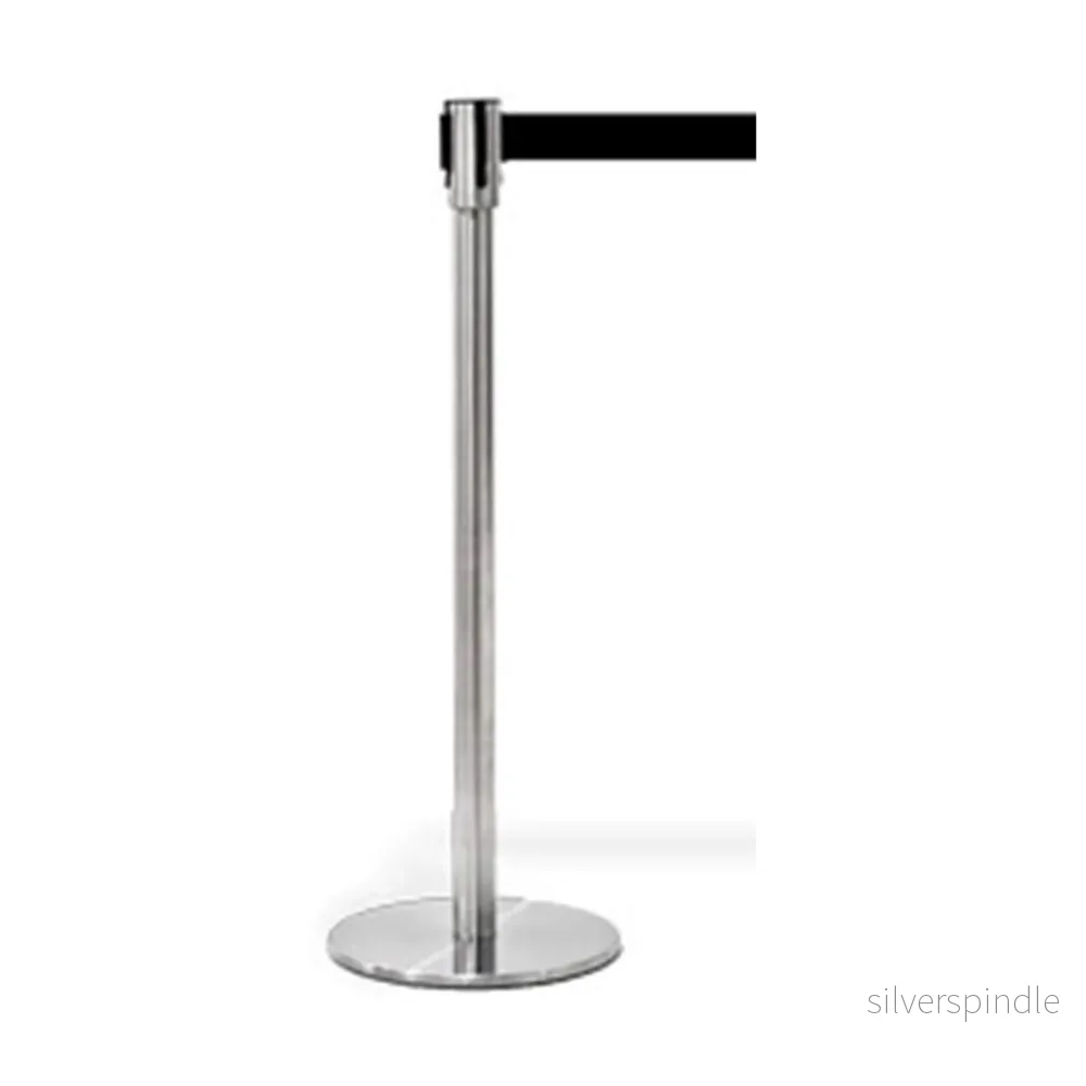 Avspärrningsstolpe silver