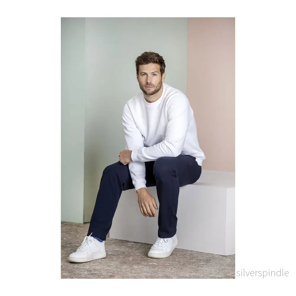 Jasper herr rundhalsad tröja ekologisk - Bild 2